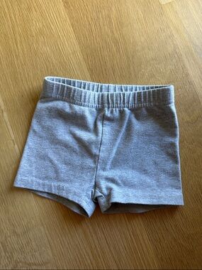 Hanna Andersson Gray Knit basic Shorts - Cozy Stretch Waist